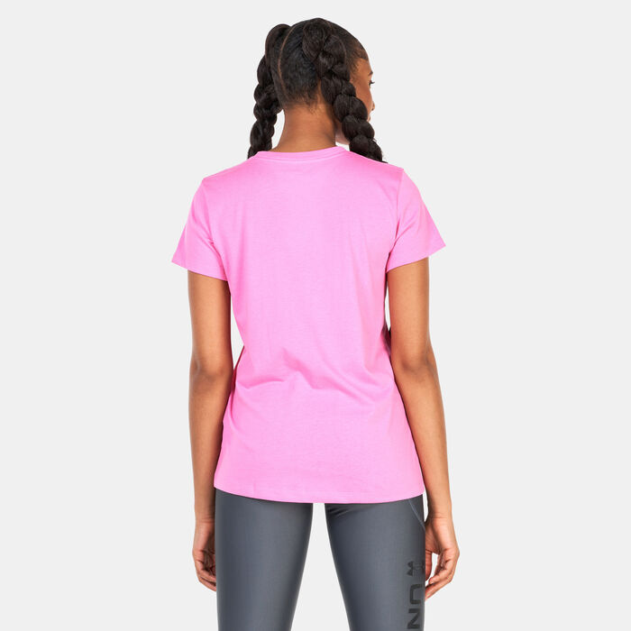Under Armour Women's Sportstyle Graphic T-Shirt Pink Under Armour Women's Sportstyle Graphic T-Shirt Pink image number 1