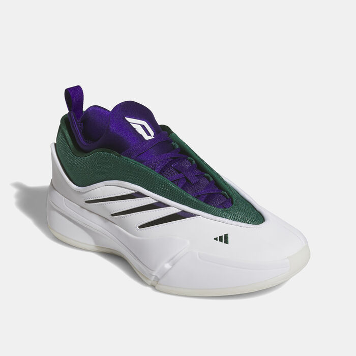 adidas Men's Dame 9 Low Basketball Shoes White adidas Men's Dame 9 Low Basketball Shoes White image number 1