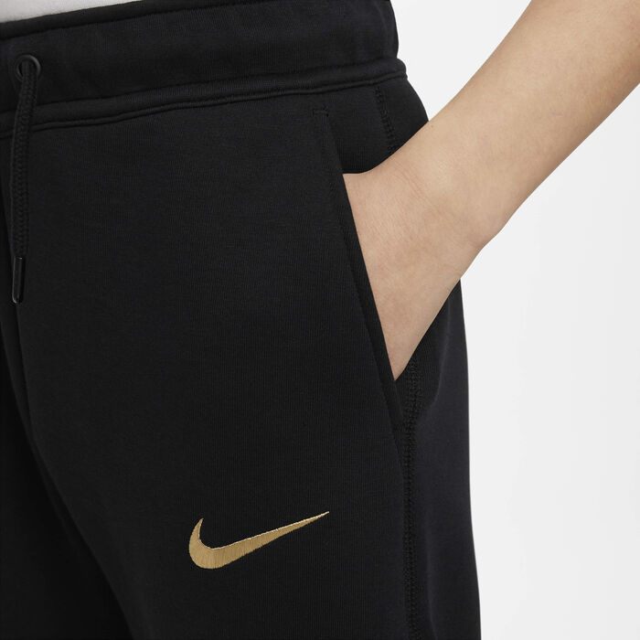 Nike Kids' F.C. Barcelona Tech Fleece Football Pants Black Nike Kids' F.C. Barcelona Tech Fleece Football Pants Black image number 2
