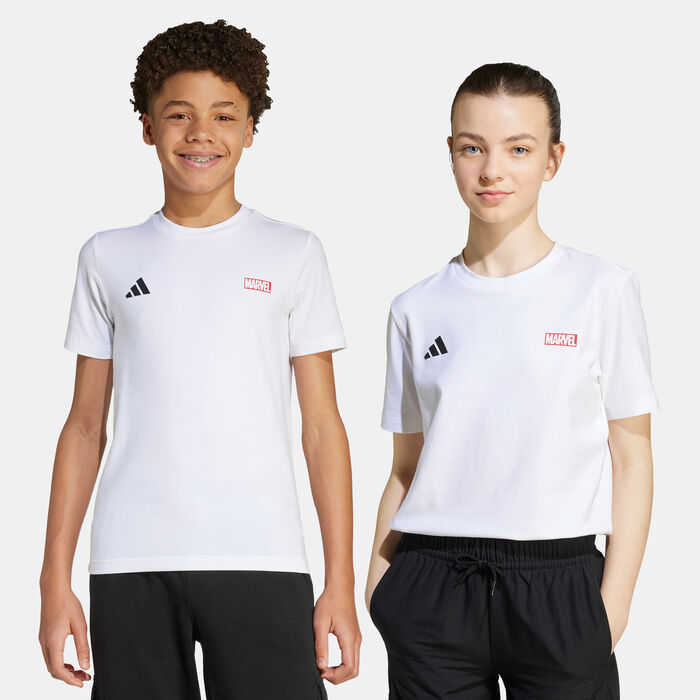 adidas Kids' Marvel Spider-Man Graphic T-Shirt White adidas Kids' Marvel Spider-Man Graphic T-Shirt White image number 4