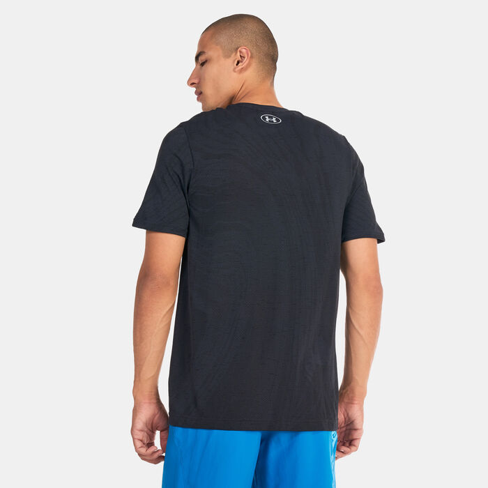 Under Armour Men's UA Seamless Surge T-Shirt Black Under Armour Men's UA Seamless Surge T-Shirt Black image number 1