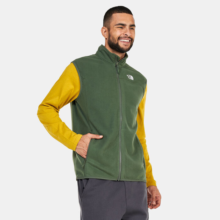 The North Face Men's 100 Glacier Vest Green The North Face Men's 100 Glacier Vest Green image number 0