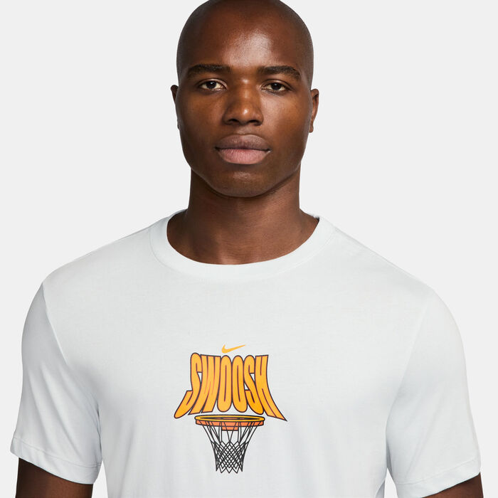 Nike Men's Dri-FIT Basketball T-Shirt White Nike Men's Dri-FIT Basketball T-Shirt White image number 2