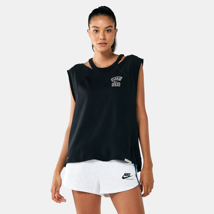 Nike Women's Queen Of Courts Basketball Tank Top Grey Nike Women's Queen Of Courts Basketball Tank Top Grey image number 0