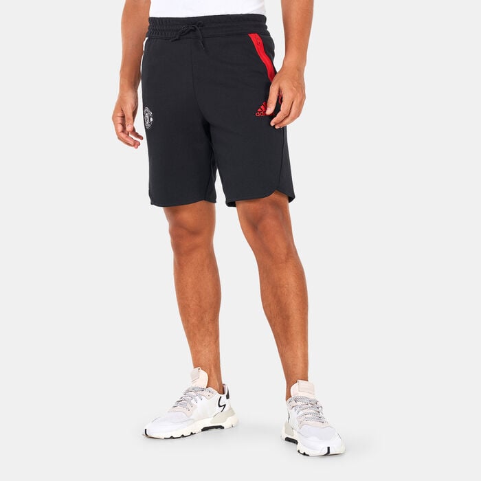 adidas Men's Manchester United Travel Shorts Black adidas Men's Manchester United Travel Shorts Black image number 0