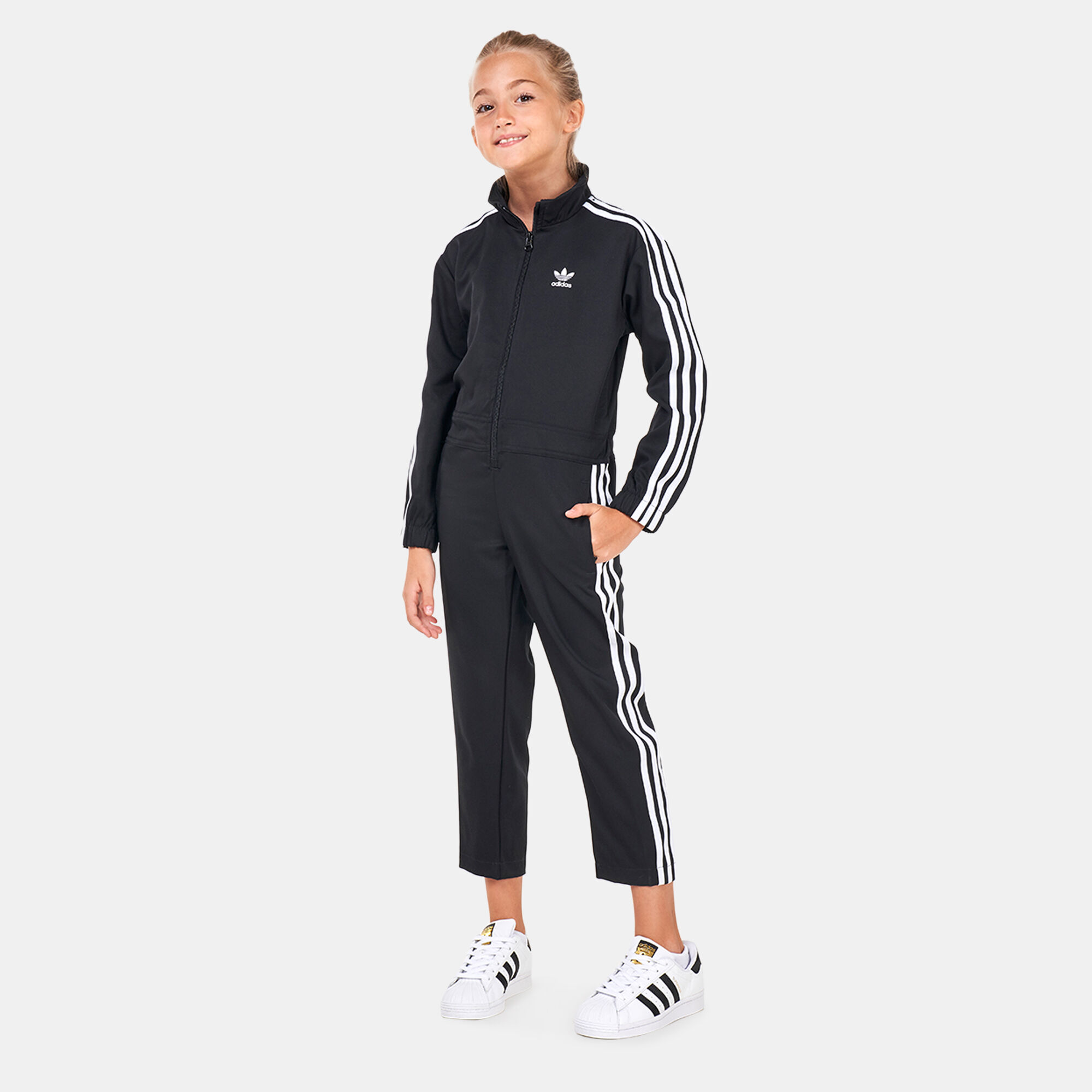 Buy adidas Originals Kids' Adicolor Jumpsuit Black in KSA -SSS