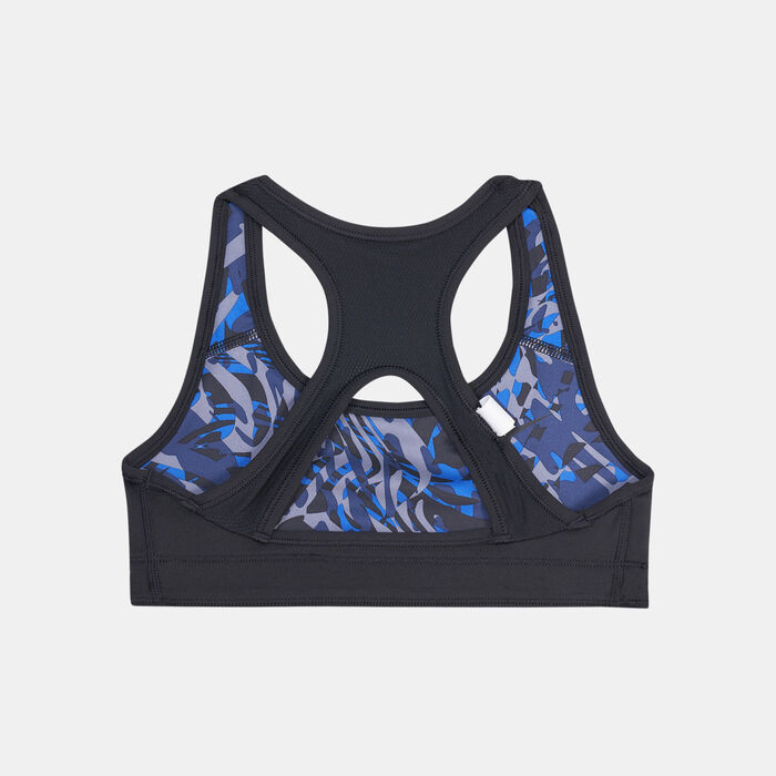 Nike Kids' Swoosh Reversible Sports Bra (Older Kids) Blue image number 3