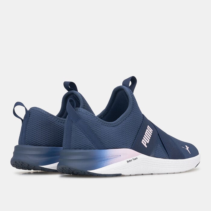 PUMA Women's Better Foam Prowl Slip-On Shoes Blue PUMA Women's Better Foam Prowl Slip-On Shoes Blue image number 3