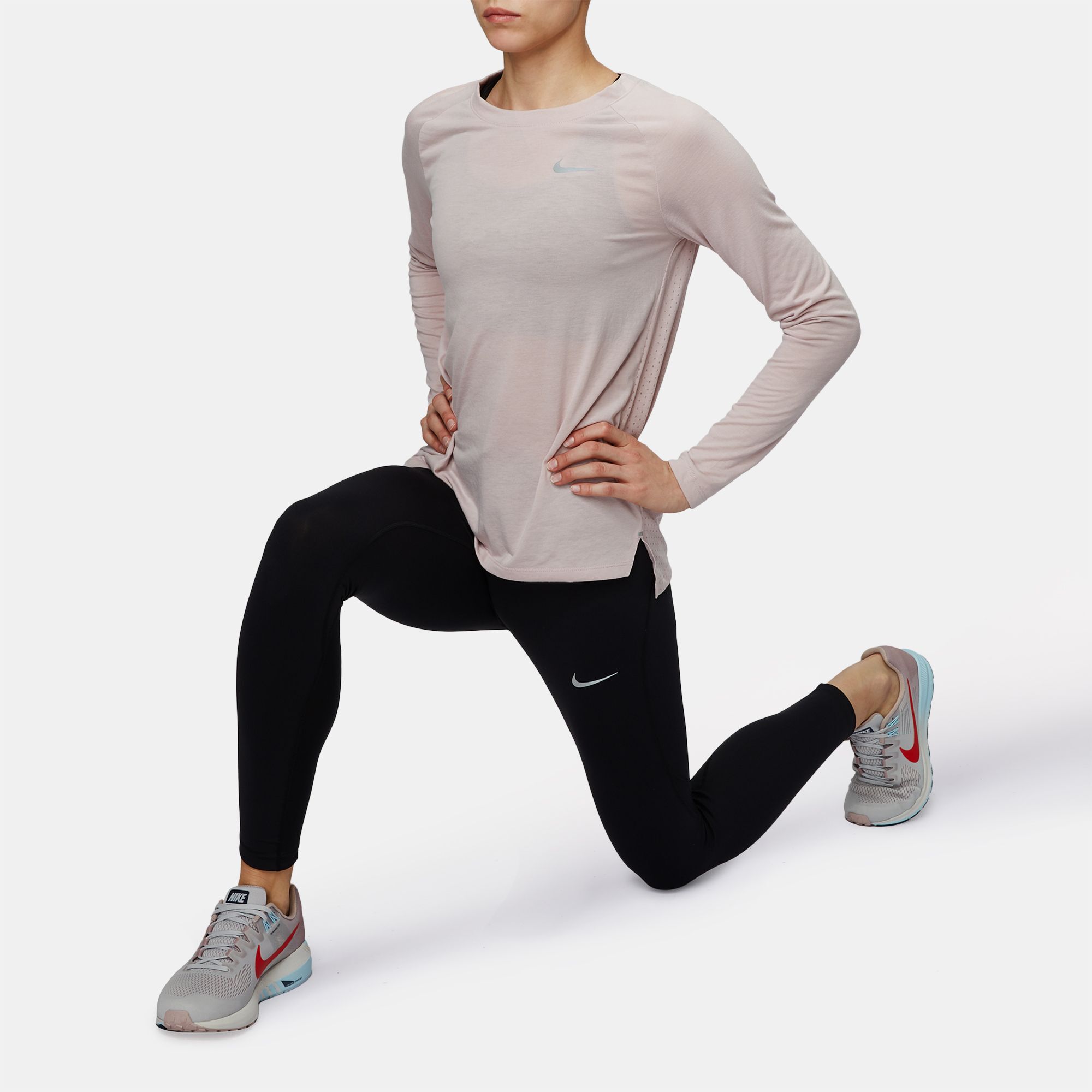 Nike tailwind long shop sleeve running top