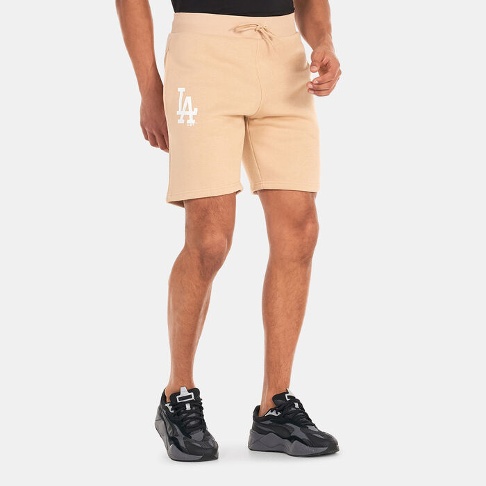 New Era Men's Los Angeles Dodgers League Essential Shorts Beige New Era Men's Los Angeles Dodgers League Essential Shorts Beige image number 0