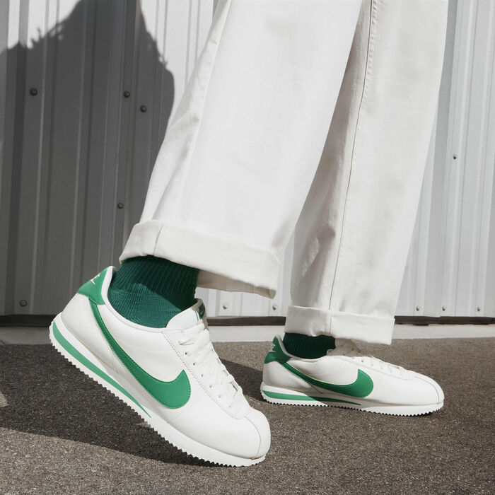 Nike Men's Cortez Shoes Green Nike Men's Cortez Shoes Green image number 1