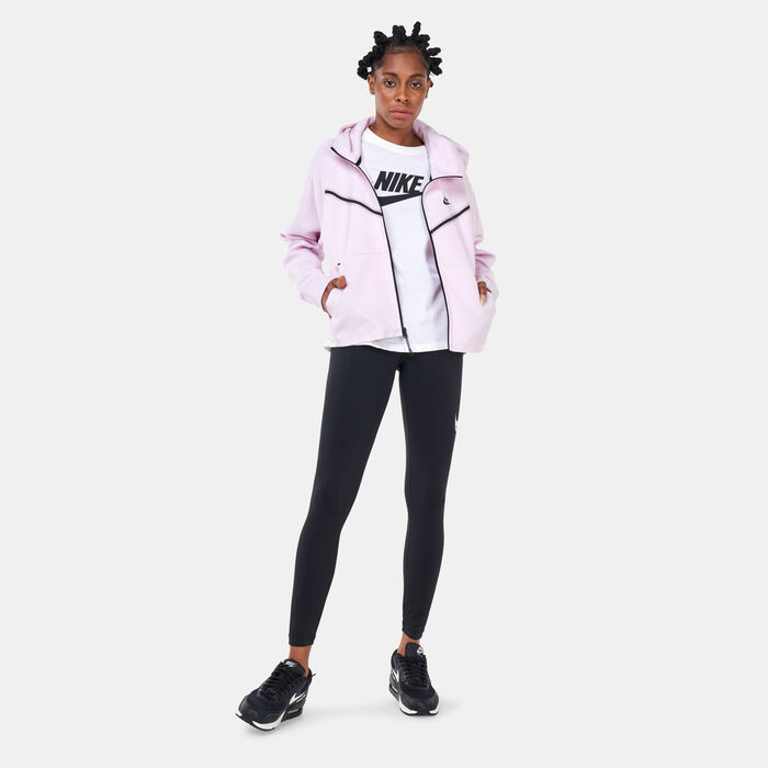 Nike Women's Sportswear Tech Fleece Windrunner Hoodie Pink Nike Women's Sportswear Tech Fleece Windrunner Hoodie Pink image number 2