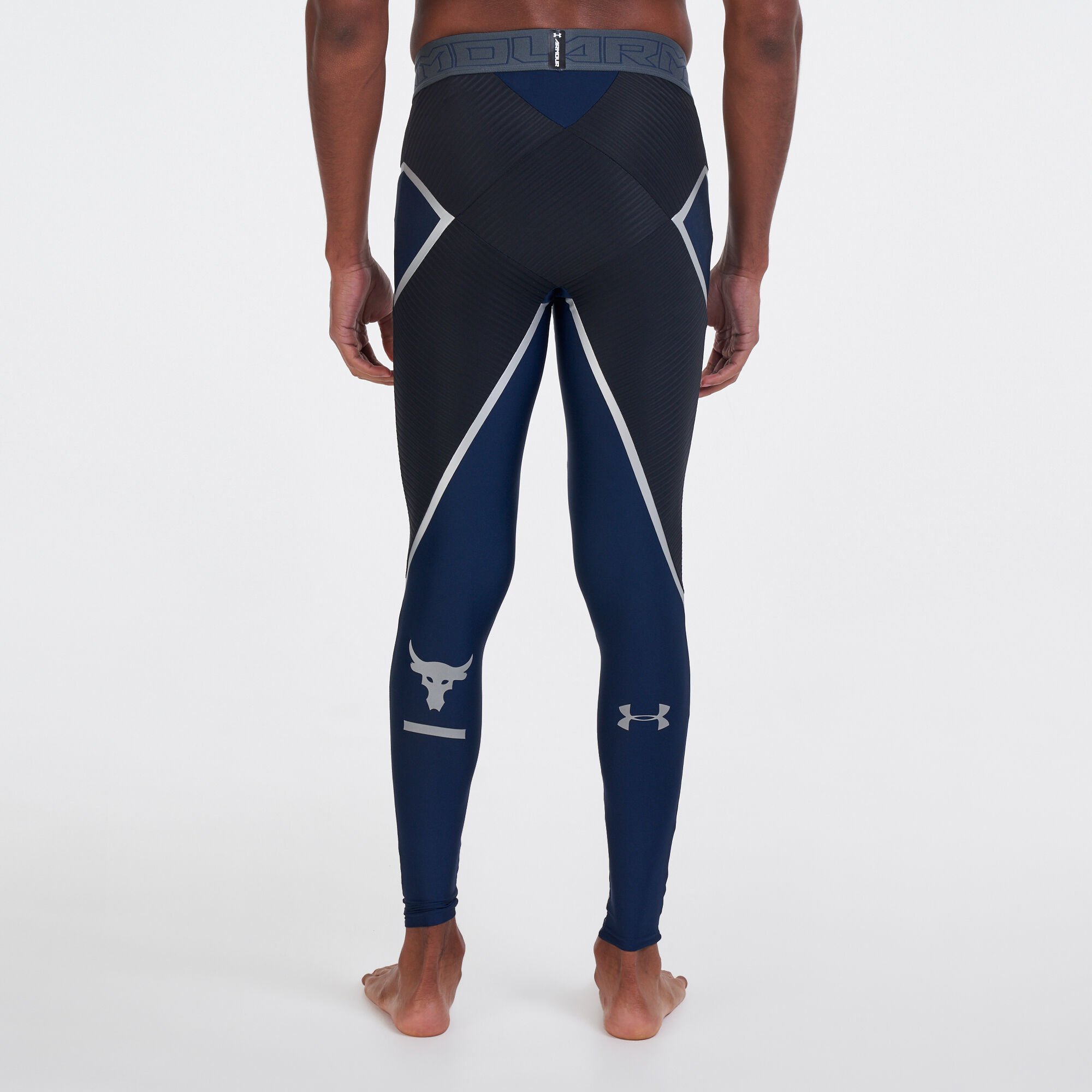Buy Under Armour Men s Project Rock Core Tights Blue in KSA SSS