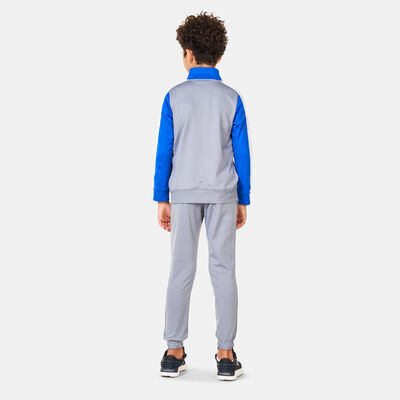 Under Armour Kids' Knit Colourblock Tracksuit Grey Under Armour Kids' Knit Colourblock Tracksuit Grey