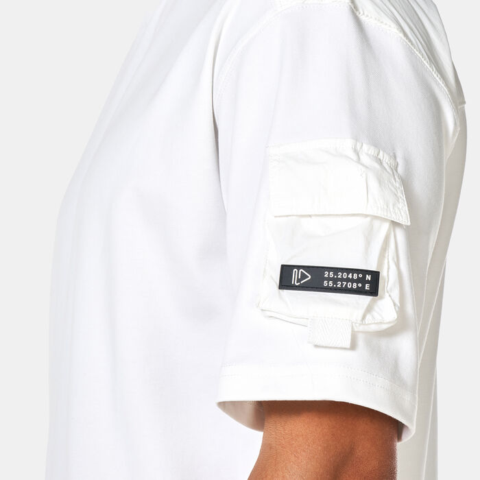 Sun and Sand Sports Men's Hybrid T-Shirt White Sun and Sand Sports Men's Hybrid T-Shirt White image number 3