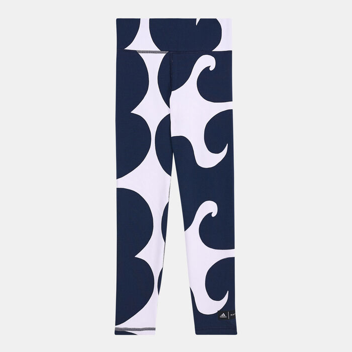 adidas Kids' Marimekko Leggings Purple adidas Kids' Marimekko Leggings Purple image number 0