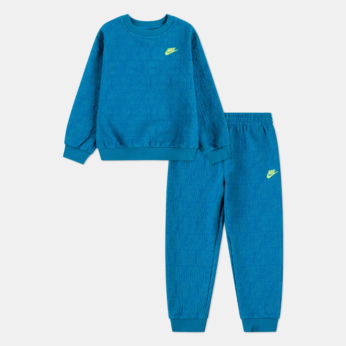 Nike Kids' Gym Novelty Sweatshirt and Joggers Set Green Nike Kids' Gym Novelty Sweatshirt and Joggers Set Green image number 0