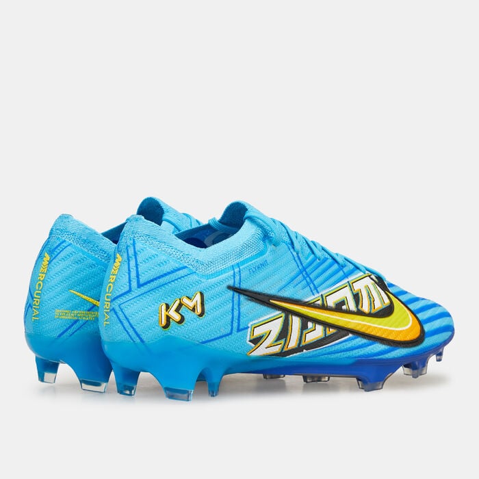 Nike Men's Zoom Mercurial Vapor 15 Elite KM Firm-Ground Football Shoe Blue Nike Men's Zoom Mercurial Vapor 15 Elite KM Firm-Ground Football Shoe Blue image number 3