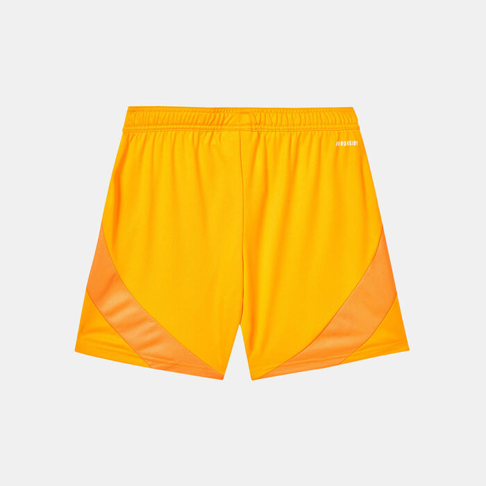 adidas Kids' Real Madrid 24/25 Away Football Shorts Orange adidas Kids' Real Madrid 24/25 Away Football Shorts Orange image number 1