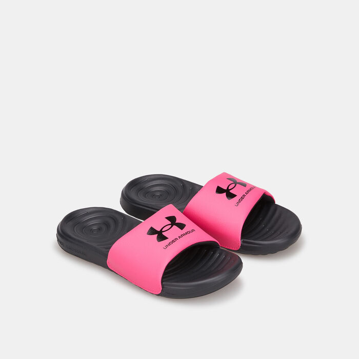 Under Armour Kids' Ansa Fixed Slides Pink Under Armour Kids' Ansa Fixed Slides Pink image number 0