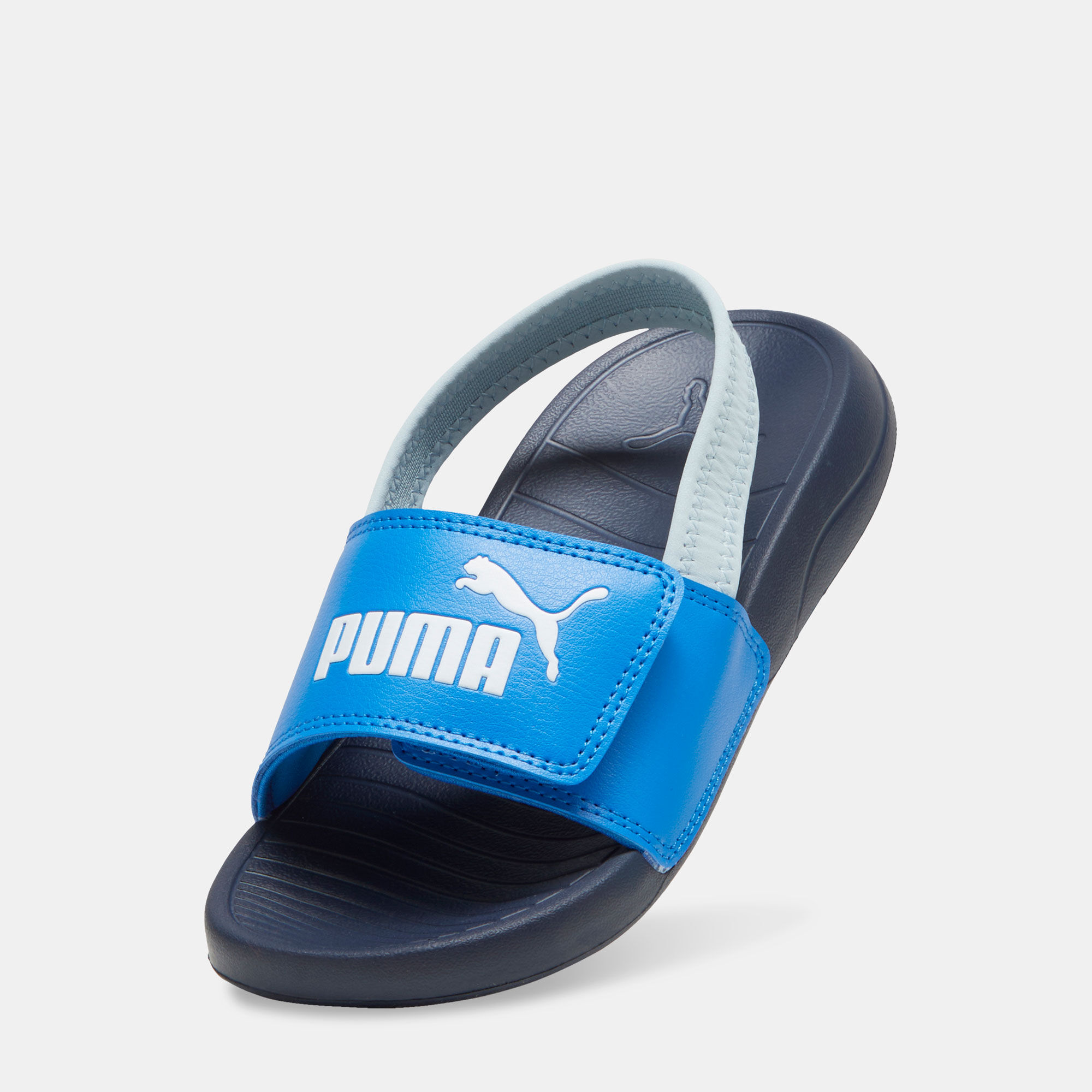 Kids Popcat 20 Backstrap Sandals Blue PUMA in KSA SSS