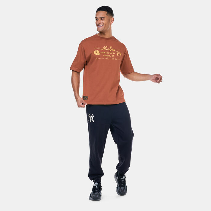 New Era Men's Heritage Patch T-Shirt Brown New Era Men's Heritage Patch T-Shirt Brown image number 2