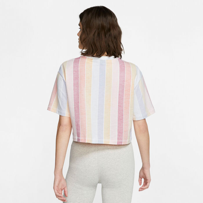 Nike Women's Sportswear Retro Crop Top White Nike Women's Sportswear Retro Crop Top White image number 3