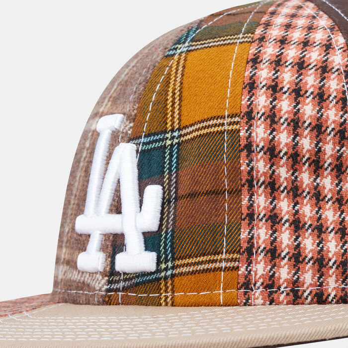 New Era Men's Los Angeles Dodgers MLB Patch Panel 9FIFTY Retro Crown Cap Beige New Era Men's Los Angeles Dodgers MLB Patch Panel 9FIFTY Retro Crown Cap Beige image number 2