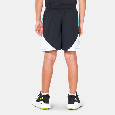Under Armour Kids' Curry Splash Shorts (Older Kids) Black
