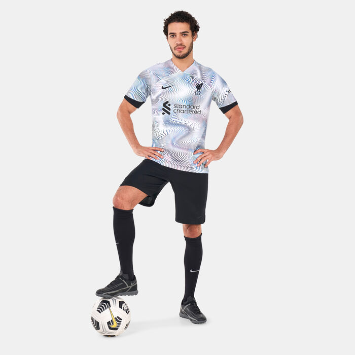Nike Men's Liverpool F.C. Dri-FIT Stadium Home Jersey – 2022/23 Grey Nike Men's Liverpool F.C. Dri-FIT Stadium Home Jersey – 2022/23 Grey image number 2