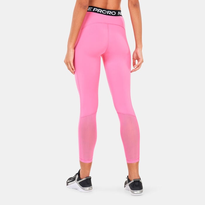 Nike Women's Pro 365 High-Rise 7/8 Leggings Pink Nike Women's Pro 365 High-Rise 7/8 Leggings Pink image number 1