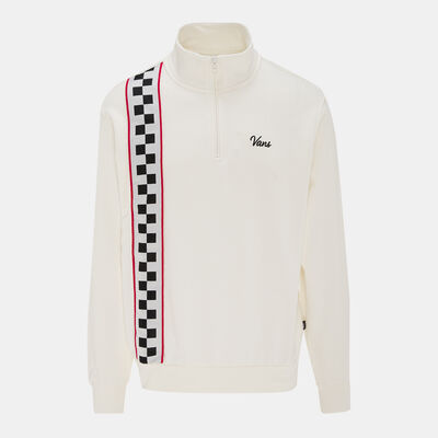 Vans Men's Race Day Quarter-Zip Sweatshirt Beige