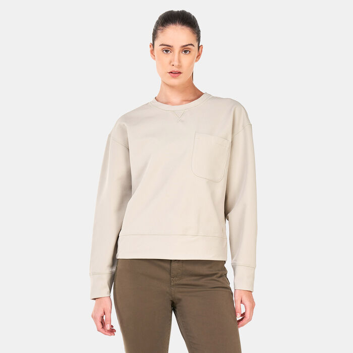 Timberland Women's Timberloop™ Hybird Sweatshirt Grey image number 0