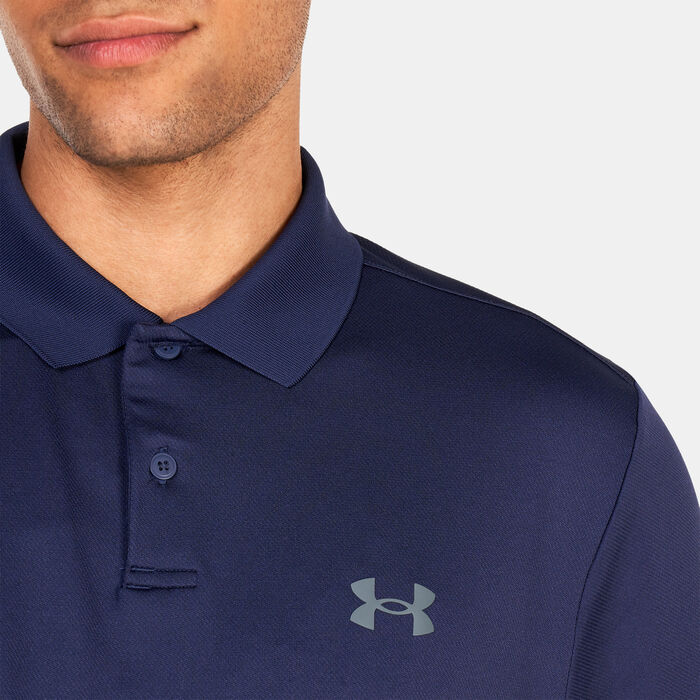 Under Armour Men's UA Performance 3.0 Polo Shirt Blue image number 3