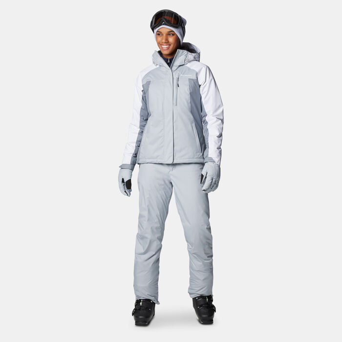 Columbia Women's Snowy Summit Insulated Hiking Jacket Grey Columbia Women's Snowy Summit Insulated Hiking Jacket Grey image number 2