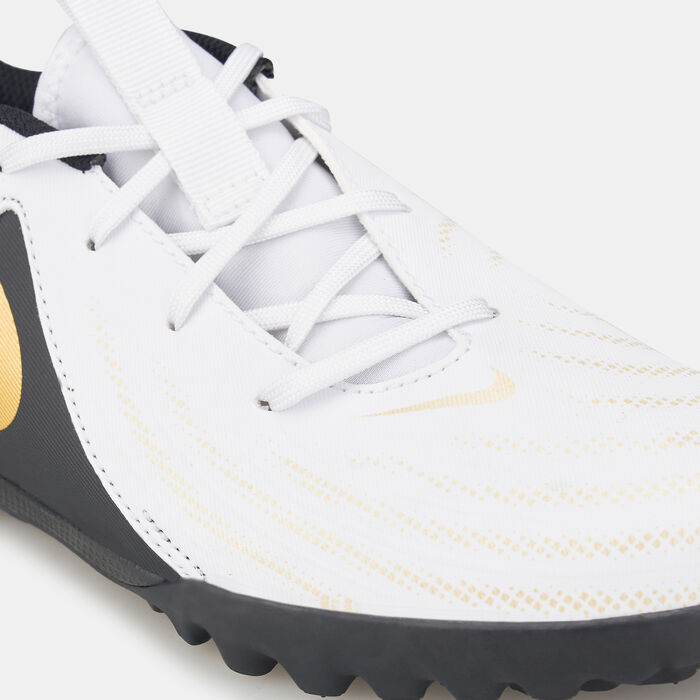 Nike Kids' Phantom GX 2 Academy Turf Ground Football Shoes (Younger Kids) White image number 5