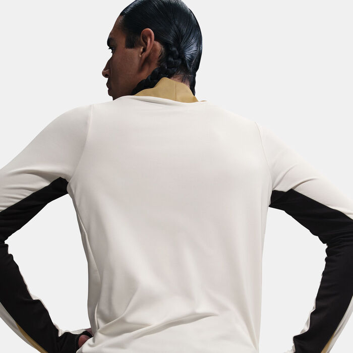 Nike Men's Strike Dri-FIT 1/2-Zip Football Drill Top Ivory image number 4