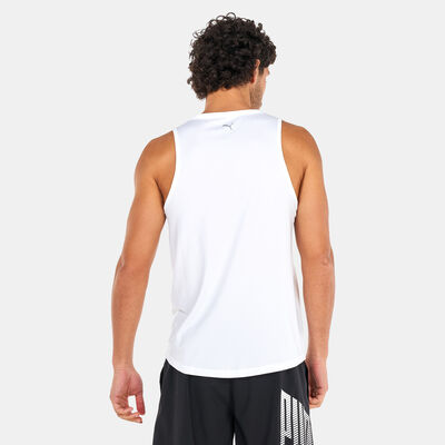 PUMA Men's RUN Cloudspun Tank Top White PUMA Men's RUN Cloudspun Tank Top White