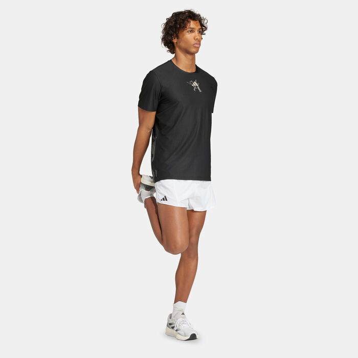 adidas Men's Ultimate UB Graphic Running T-Shirt Black adidas Men's Ultimate UB Graphic Running T-Shirt Black image number 2