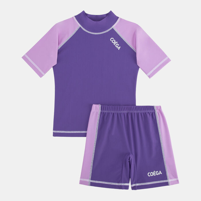 COEGA Kids' 2-Piece Swimsuit Purple COEGA Kids' 2-Piece Swimsuit Purple image number 0