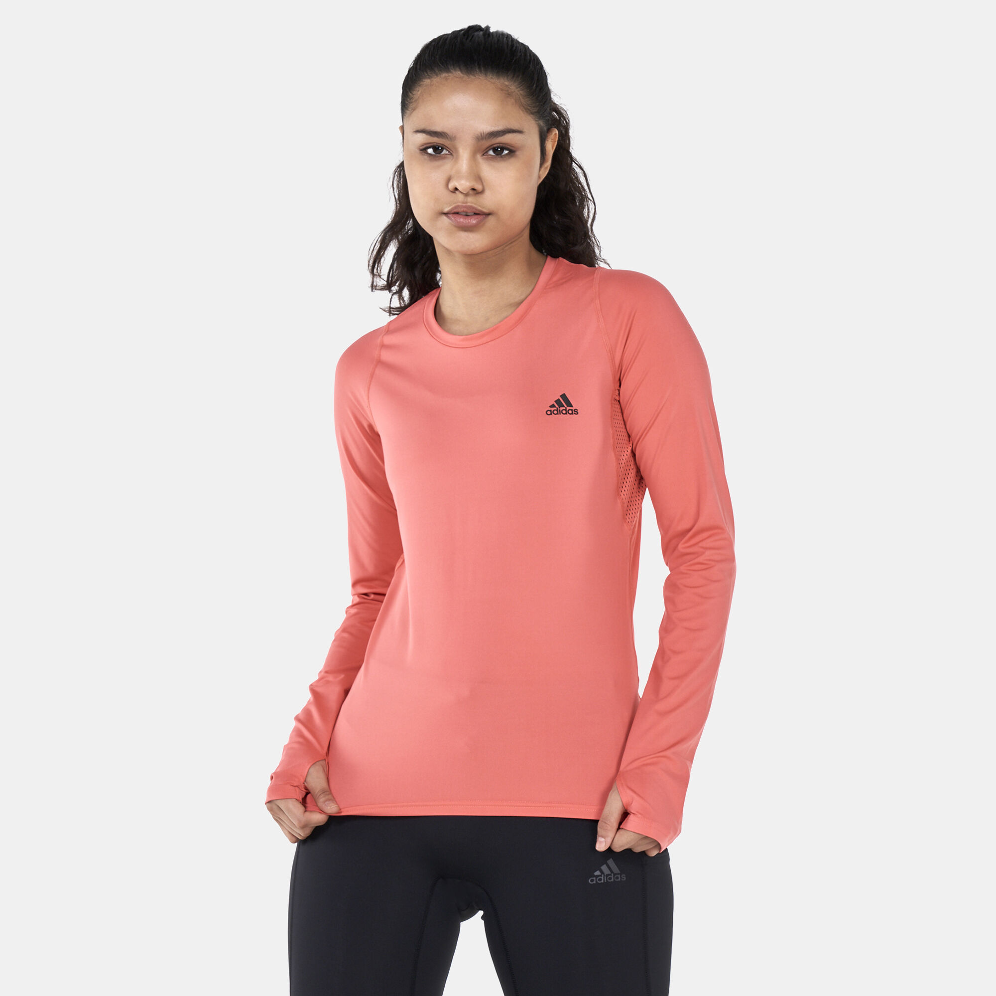Womens long sleeve adidas top hotsell