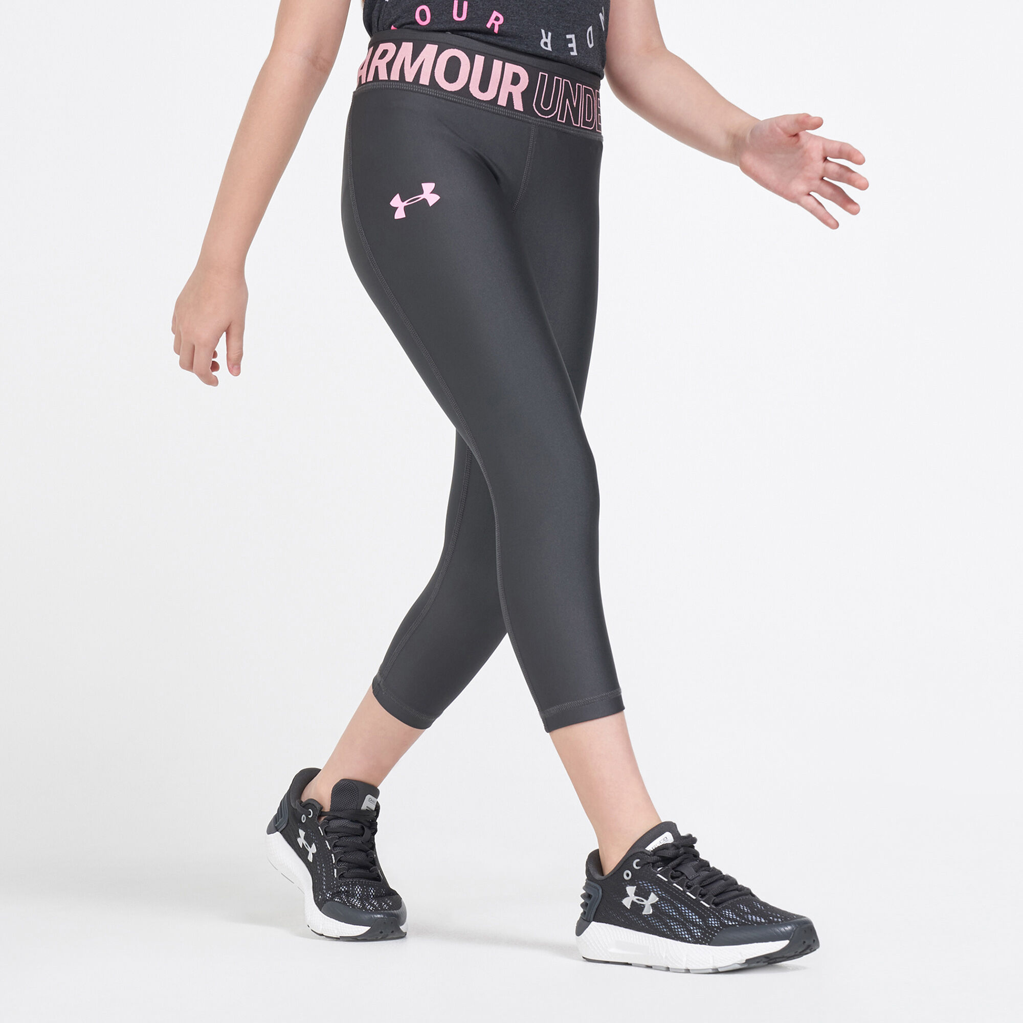 Under Armour Girls' HeatGear Ankle Crop : : Clothing, Shoes &  Accessories