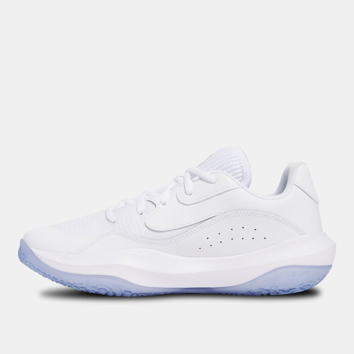 Under Armour Lockdown 7 Low Basketball Shoes White image number 2