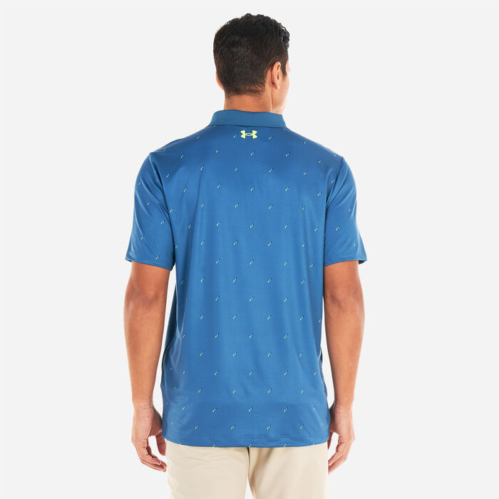 Under Armour Men's UA Performance 3.0 Deuces Polo Shirt Blue Under Armour Men's UA Performance 3.0 Deuces Polo Shirt Blue image number 1