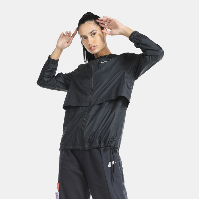 Nike Women's Sportswear Repel Jacket Black Nike Women's Sportswear Repel Jacket Black image number 0