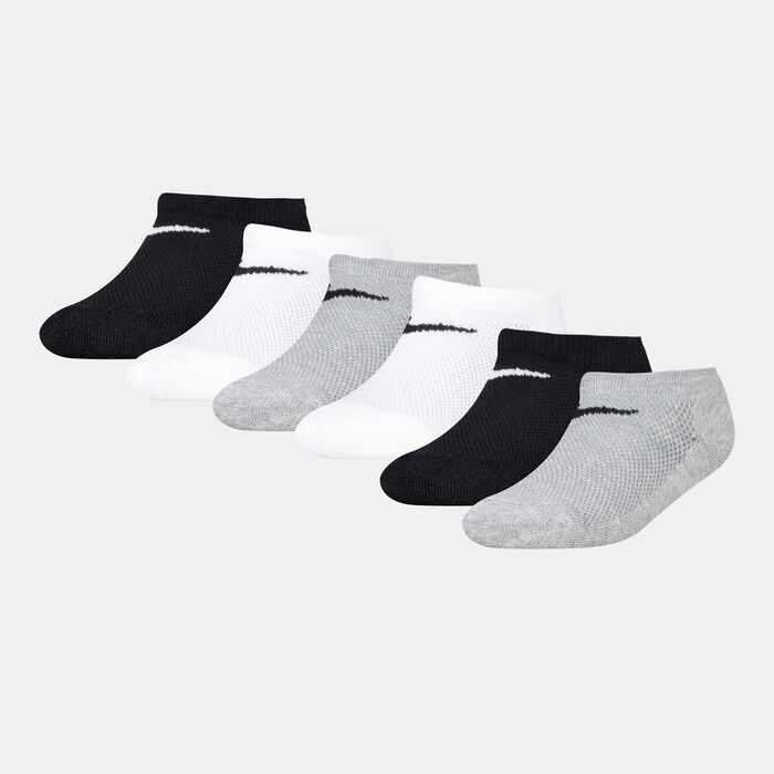 Nike Kids' Cushioned No-Show Socks (6 Pairs) White Nike Kids' Cushioned No-Show Socks (6 Pairs) White image number 0