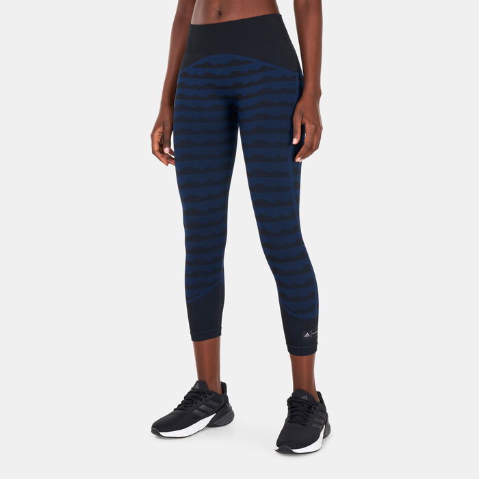 adidas Women's Marikkemo Aeroknit 7/8 Leggings Blue adidas Women's Marikkemo Aeroknit 7/8 Leggings Blue image number 0