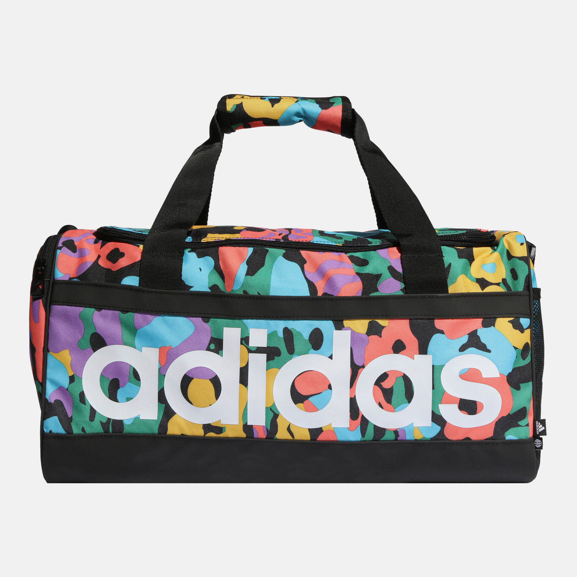 Men s Seasonal Essentials Small Printed Duffel Bag Multi Color adidas in KSA SSS