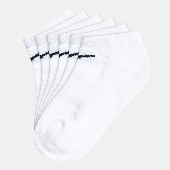 Nike Kids' Dri-FIT Basic No-Show Socks (3 Pack) White Nike Kids' Dri-FIT Basic No-Show Socks (3 Pack) White image number 0