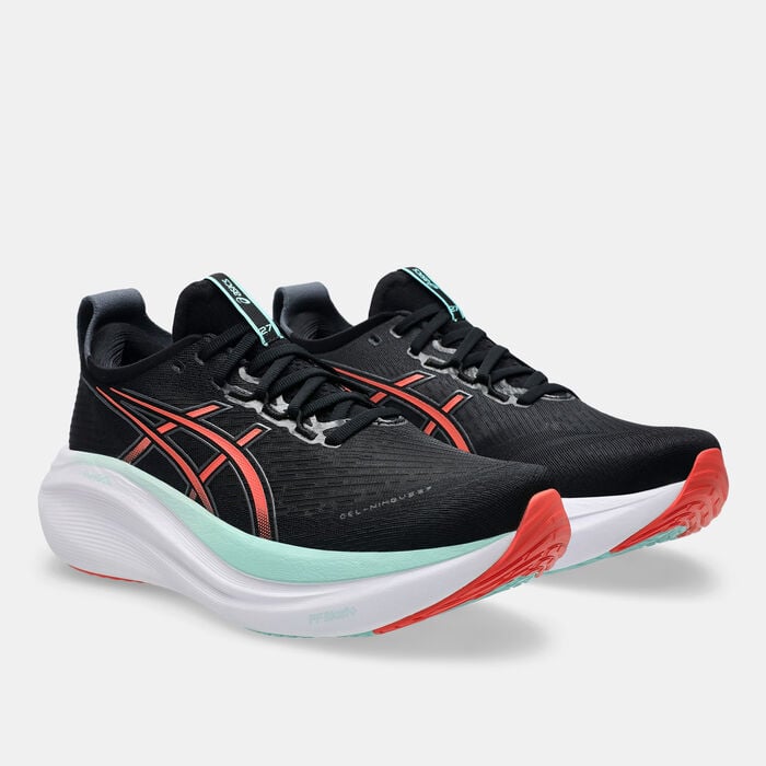 ASICS Men's GEL-NIMBUS 27 Running Shoes Black ASICS Men's GEL-NIMBUS 27 Running Shoes Black image number 1